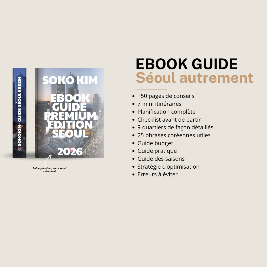 PACK COMPLET Guide Séoul Premium + Budget Planner Google Sheets - SOKOKIM